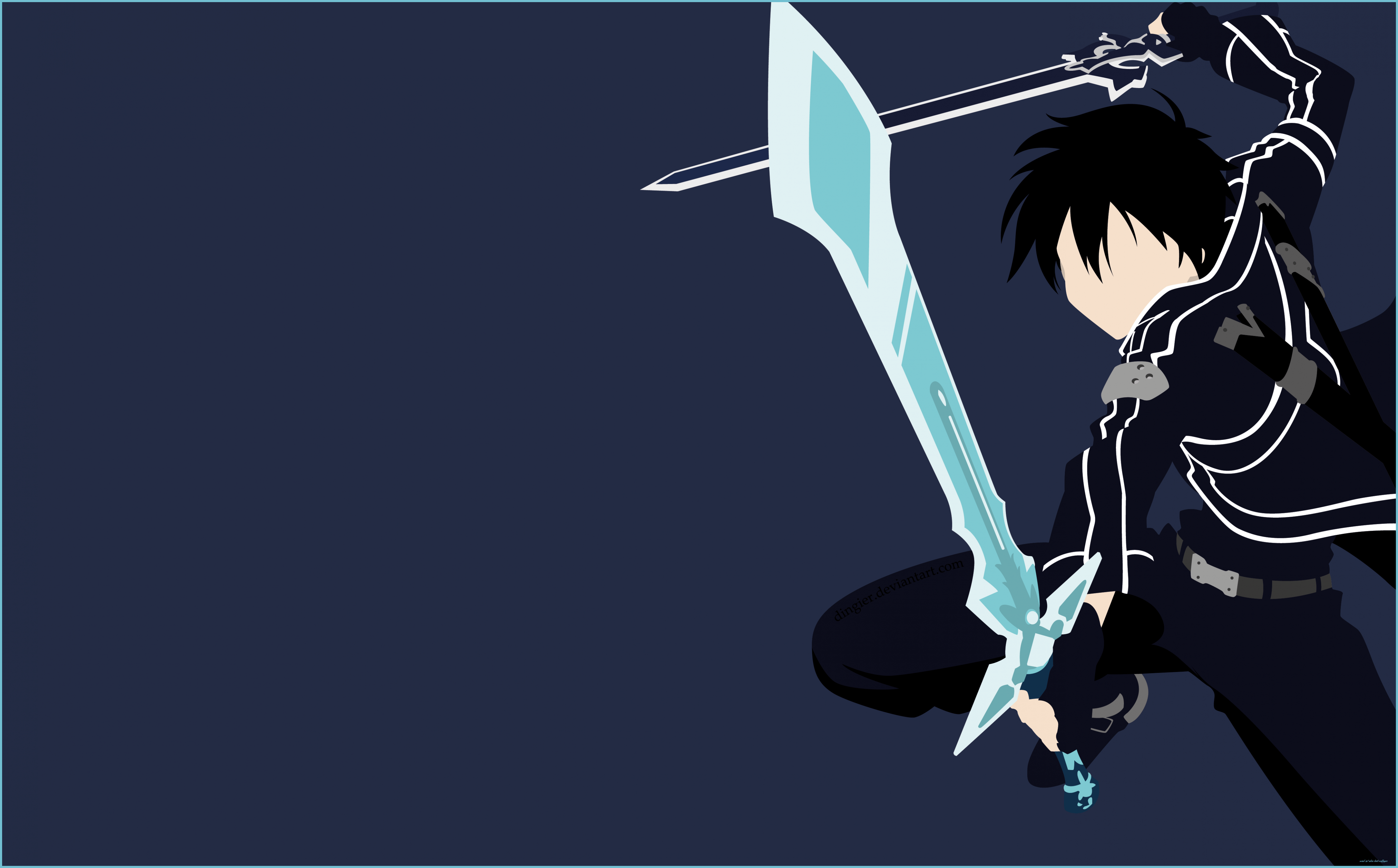 4620x2869 Sword Art Online Kirito Wallpaper Free Sword Art Online Art Online Kirito Wallpaper