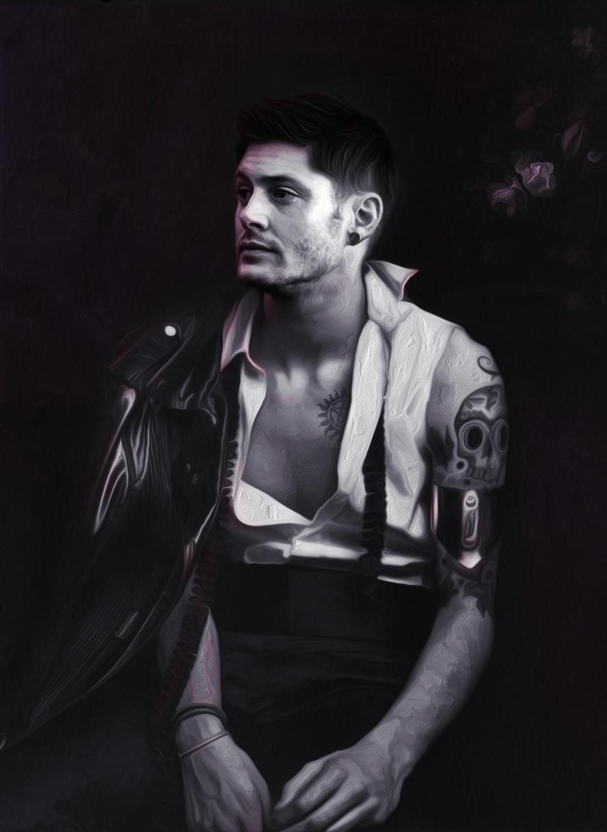 886x1214 Demon Dean Winchester Fanart