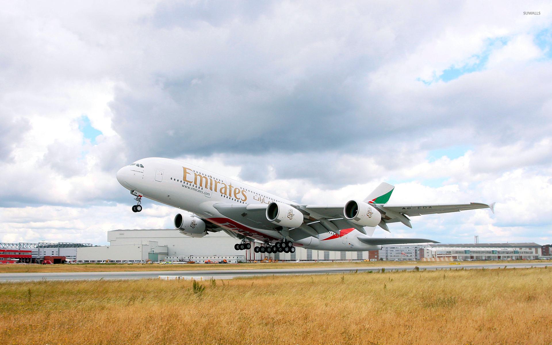 1920x1200 Airbus A380 takeoff wallpaper wallpaper