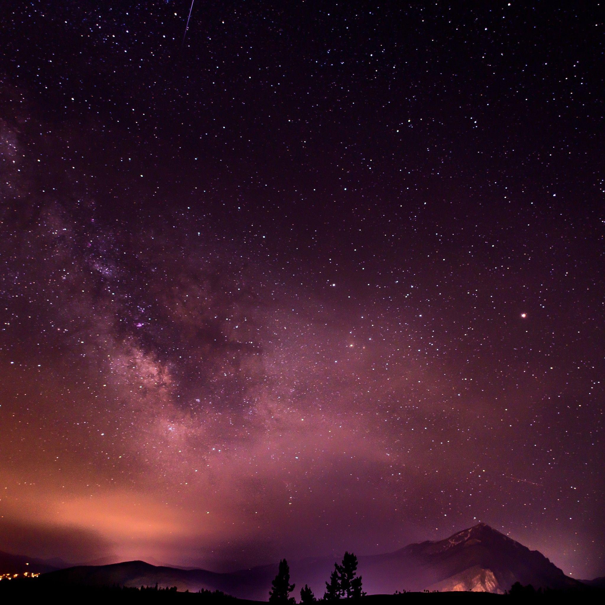 2048x2048 Galaxy Stars iPad Air HD 4k Wallpaper, Image