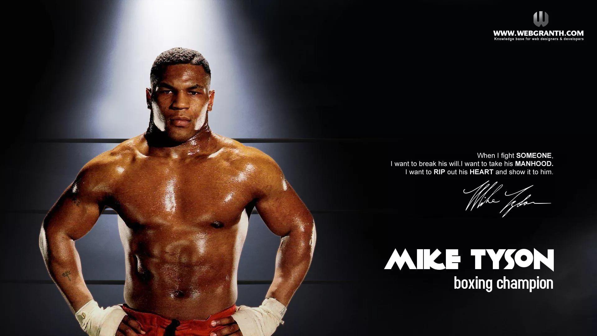 1920x1080 Mike Tyson Wallpaper