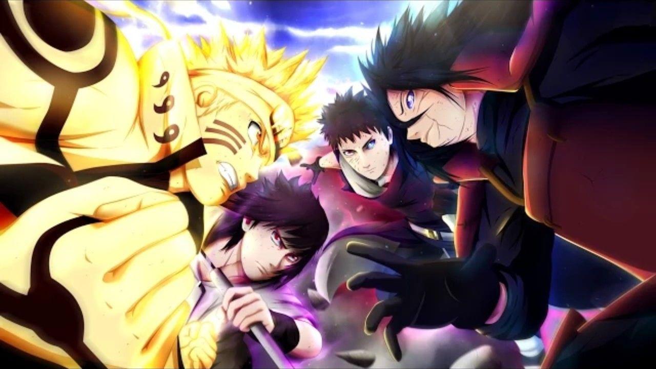 1280x720 Sasuke & Naruto vs Madara & Obito. Manga naruto, Naruto, Manga