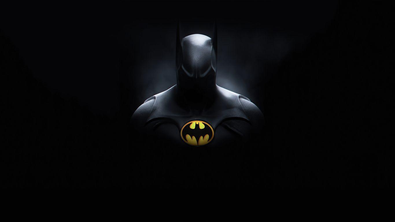 1366x768 Batman Michael Keaton Wallpaper