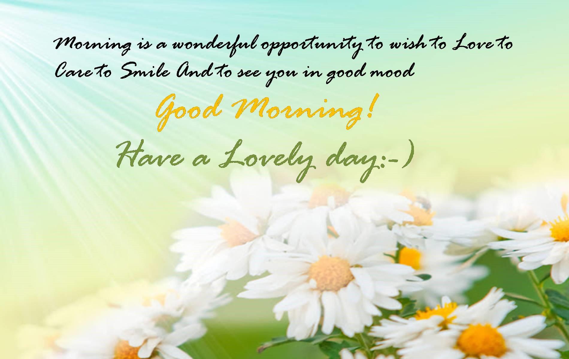 1900x1200 Good Morning Wallpaper with Quotes