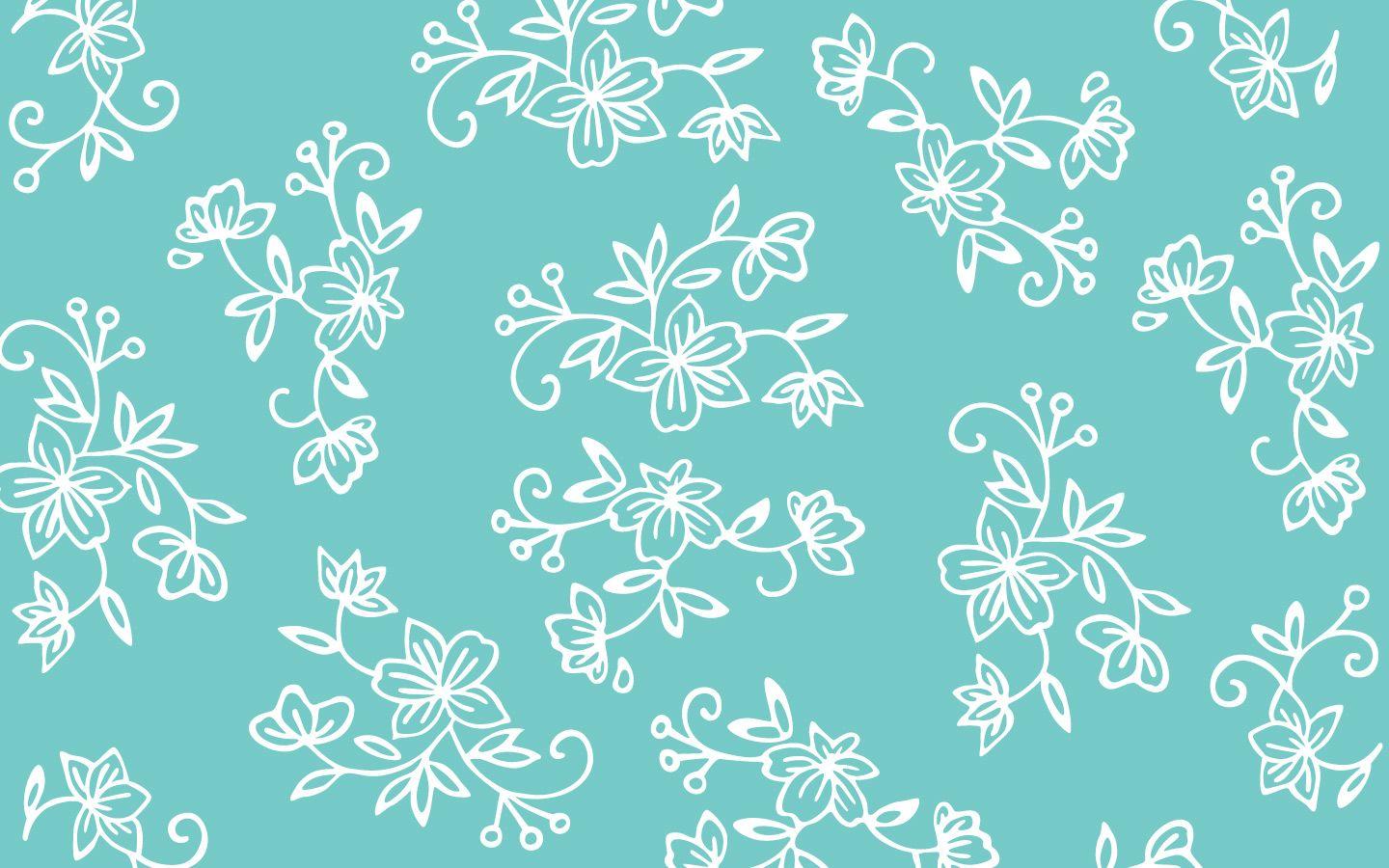 1440x900 light blue vintage floral wallpaper. Vintage floral wallpaper, Light blue flowers, Floral wallpaper