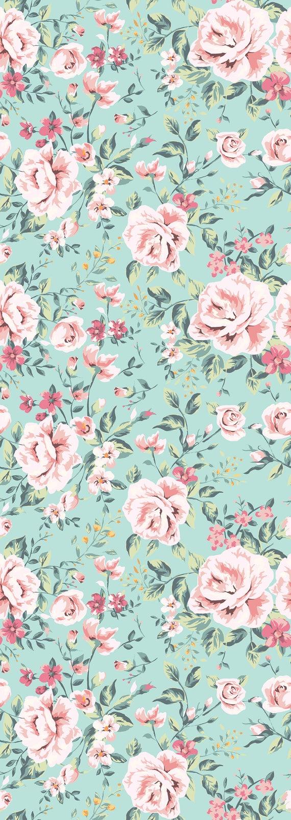 570x1606 Removable Wallpaper Self Adhesive Wallpaper Pink Vintage