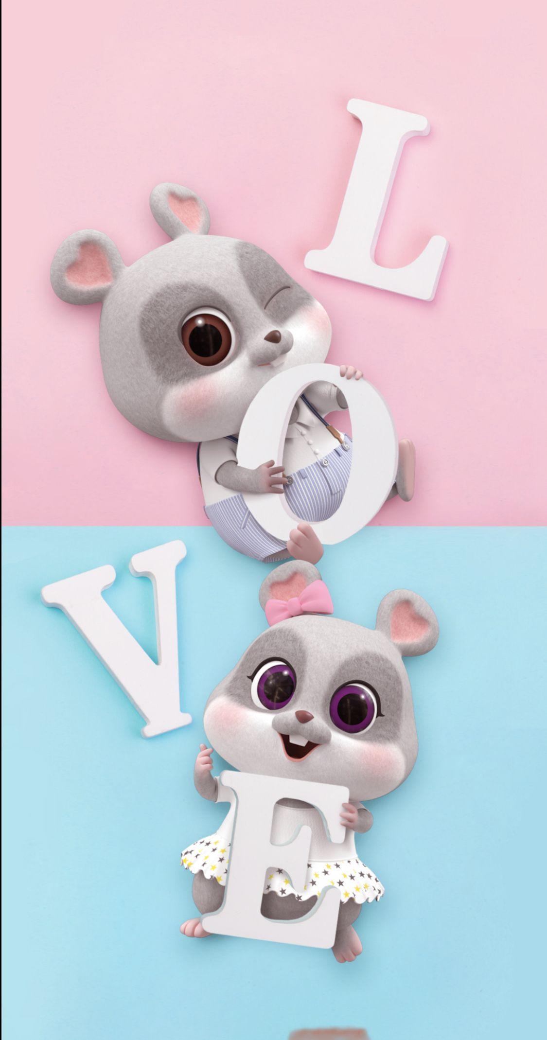 1125x2139 Little Rabbit. Cute cartoon wallpaper, Cartoon girl image, Cartoon wallpaper