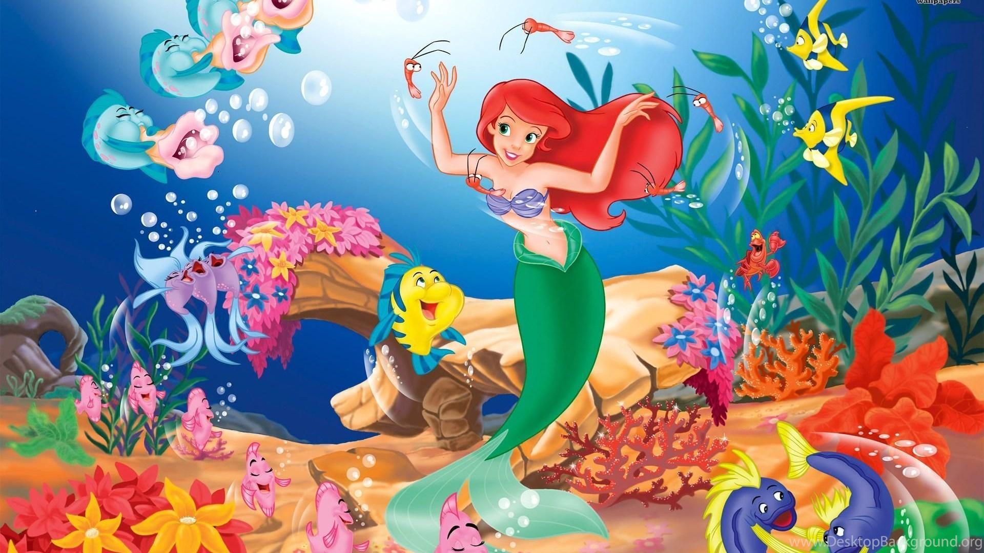 1920x1080 Ariel The Little Mermaid Wallpaper Cartoon Wallpaper Desktop Background