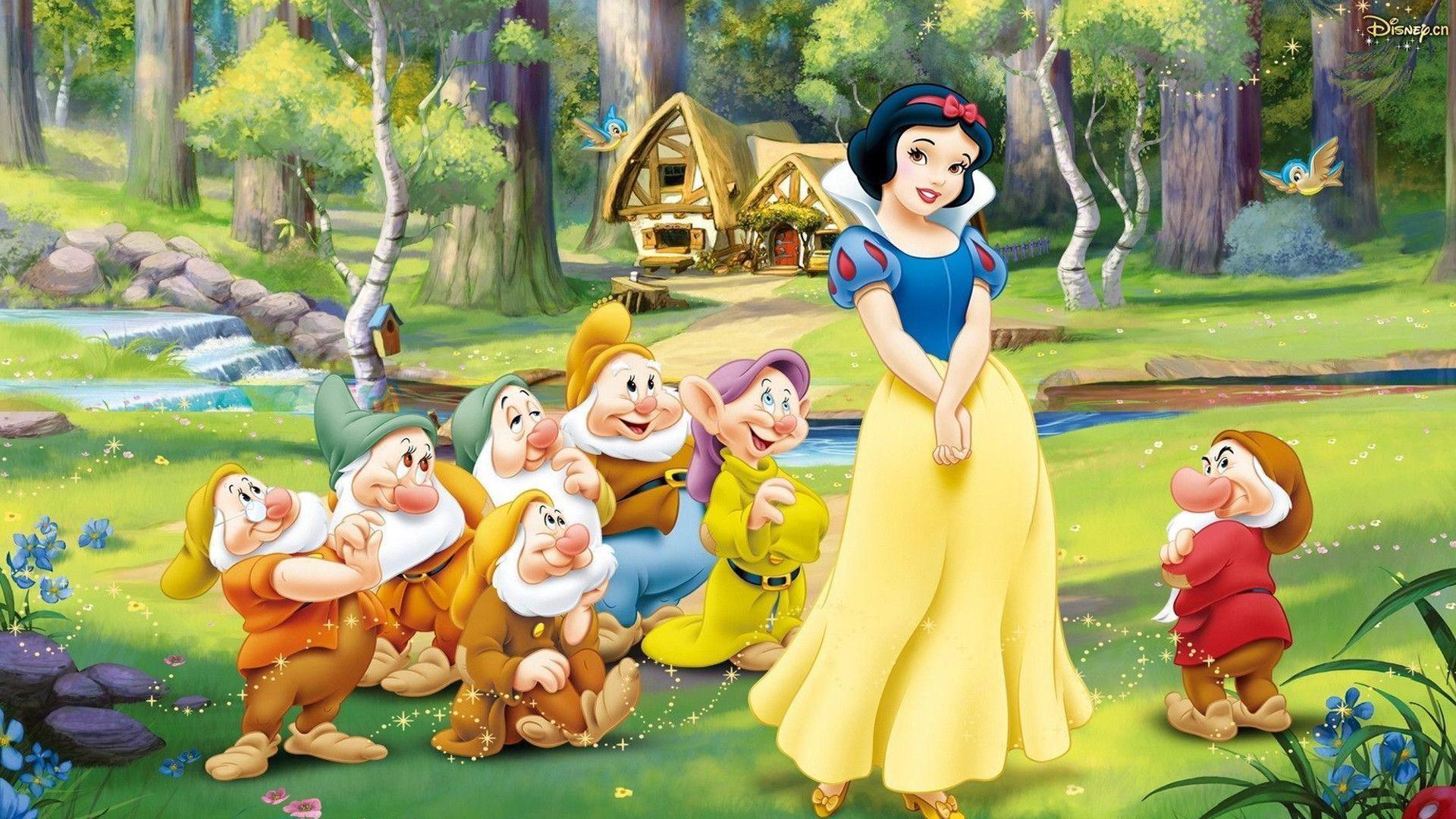 1920x1080 Cute Girl With Cute Little Family HD Cartoon Wallpaper