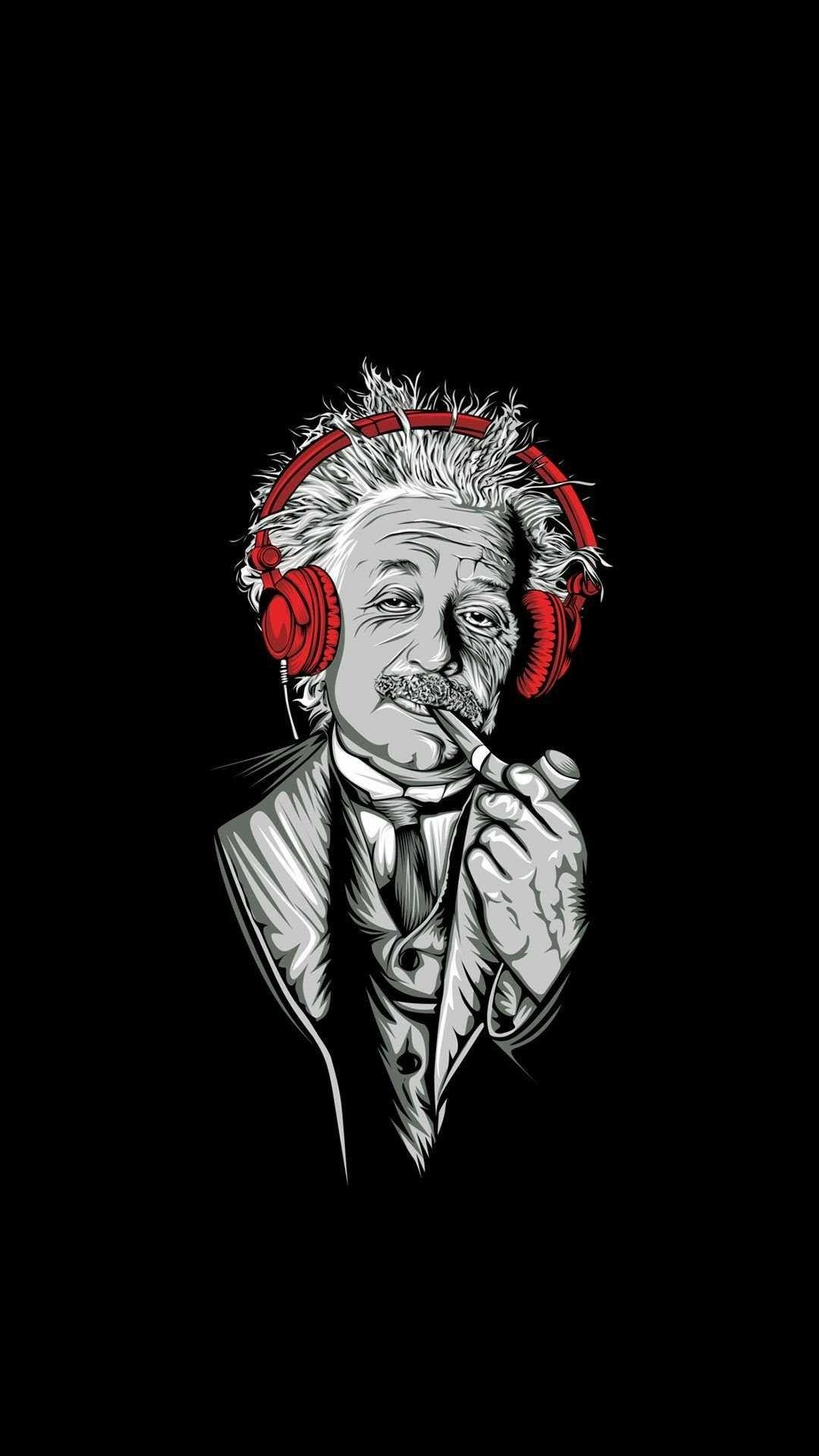 1080x1920 WALLPAPER #ANDROID #Einstein. Black phone wallpaper, Graffiti wallpaper, Art wallpaper