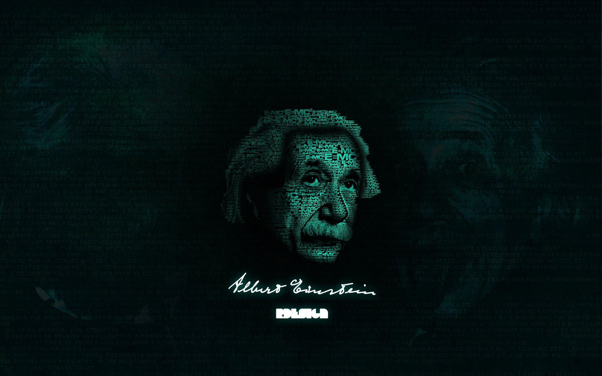 1920x1200 Albert Einstein HD Wallpaper