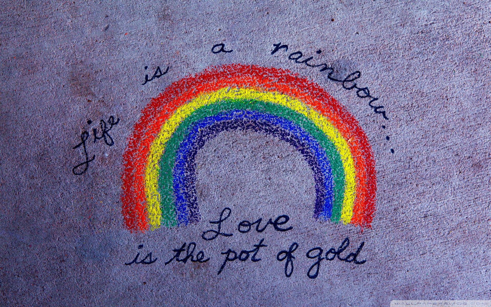 1920x1200 Cute Rainbow HD Wallpaper