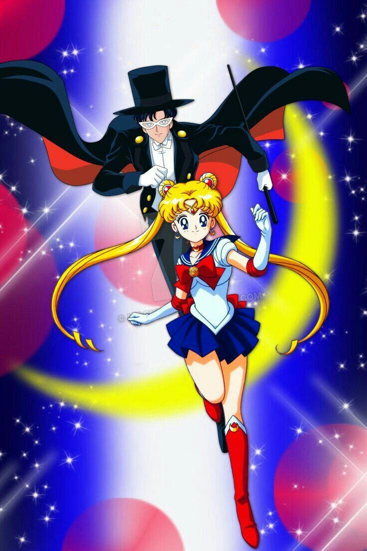 736x1104 Serena & Darien (Sailor Moon y Tuxedo Mask). Darien sailor moon, Sailor moon art, Sailor moon usagi