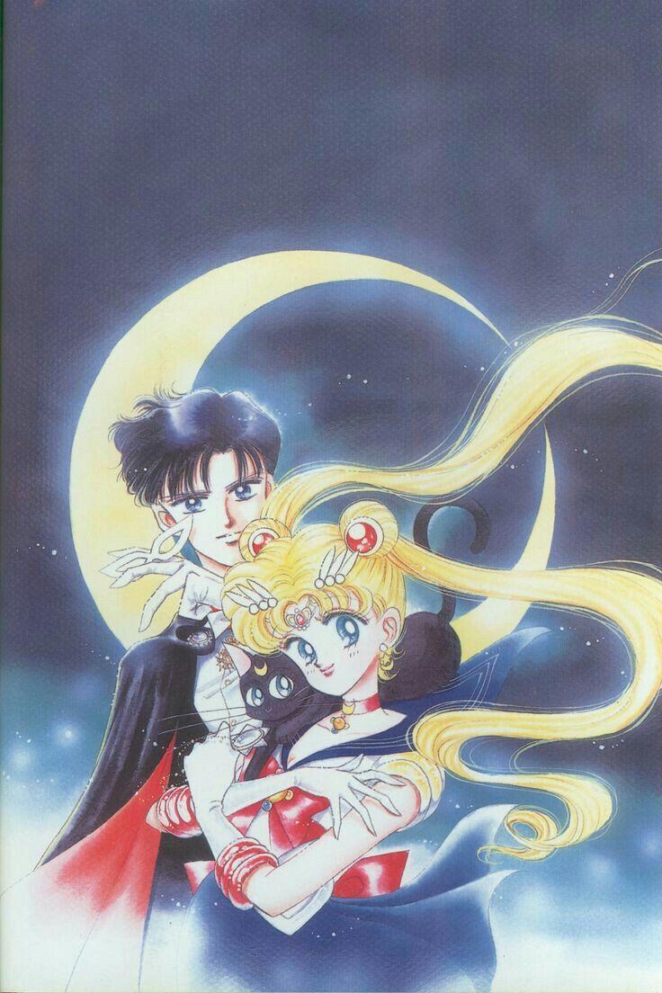 736x1104 Sailor Moon and Tuxedo mask. Sailor moon manga, Sailor moon usagi, Pretty guardian sailor moon