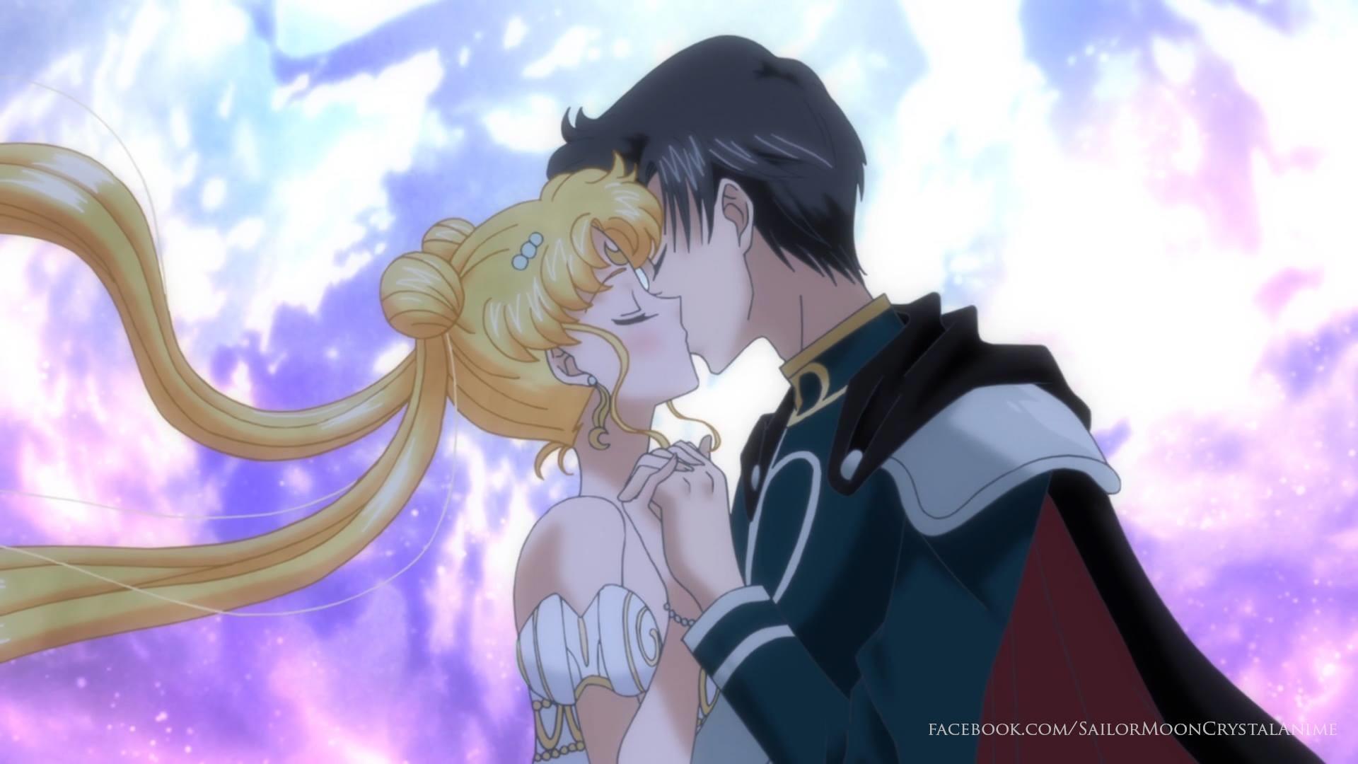 1920x1080 Sailor Moon And Tuxedo Mask Wallpaper