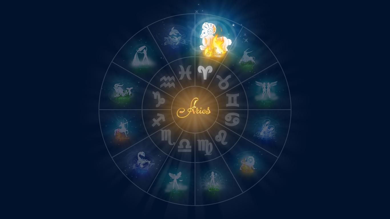 1366x768 Aries Zodiac Sign Wallpaper 61295 1366x768px