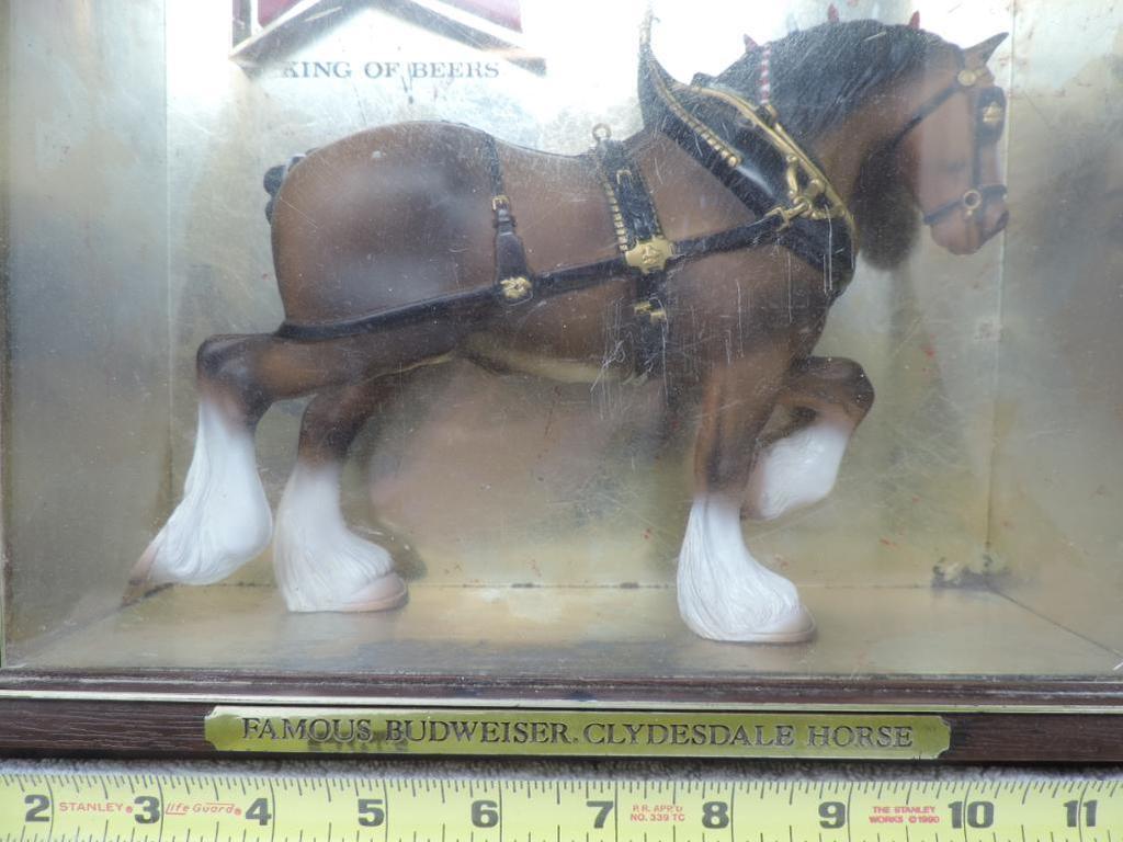 1024x768 Vintage famous Budweiser clydesdale horse shadow box. Art, Antiques & Collectibles Collectibles Vintage & Retro Collectibles