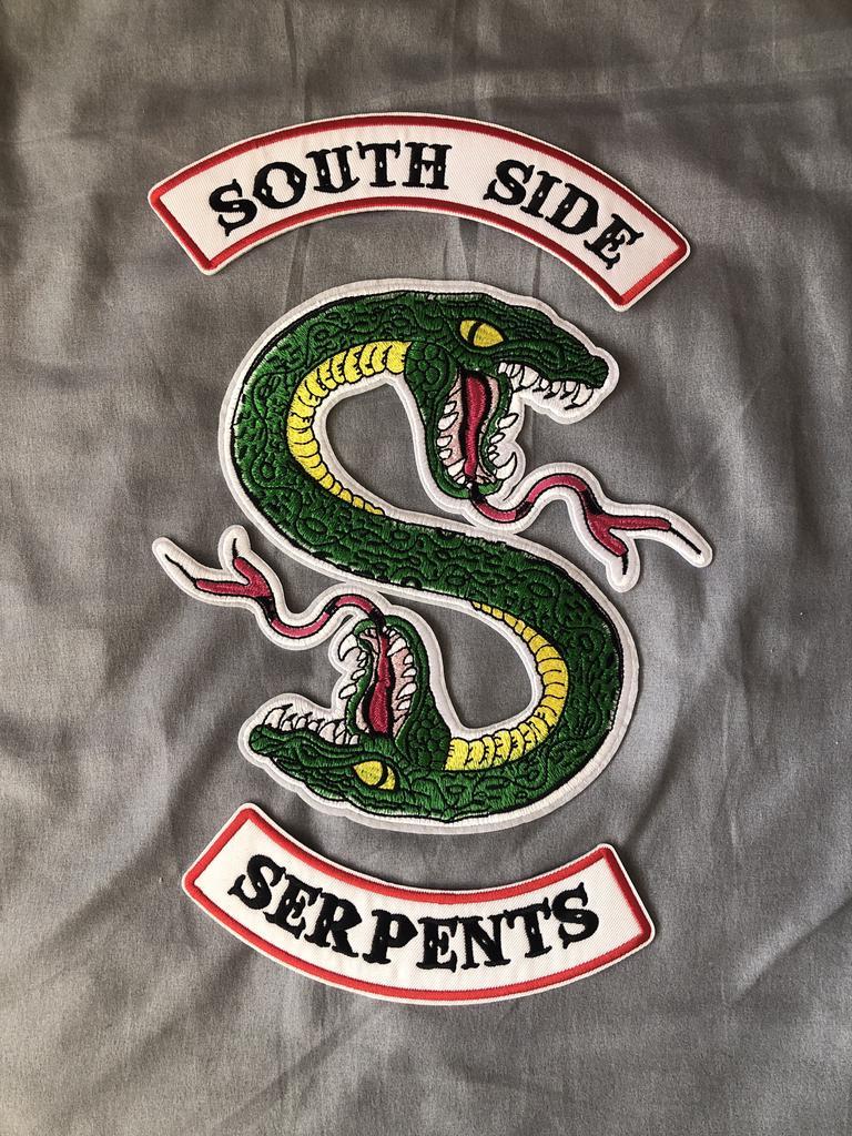 768x1024 Riverdale South Side Serpents Patch Clothes Sequins Patch Embroidered Patch Motif Applique Buy At A Low Prices On Joom E Commerce Platform