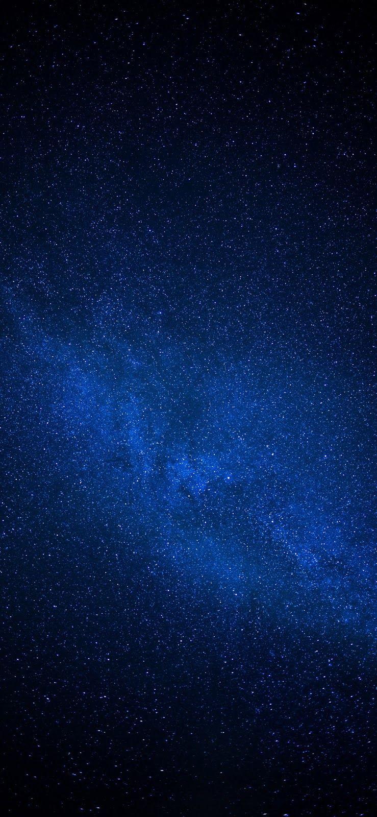 739x1600 Starry sky (iPhone X) #wallpaper #iphone #android #background #followme. Night sky wallpaper, Blue background wallpaper, Wallpaper space