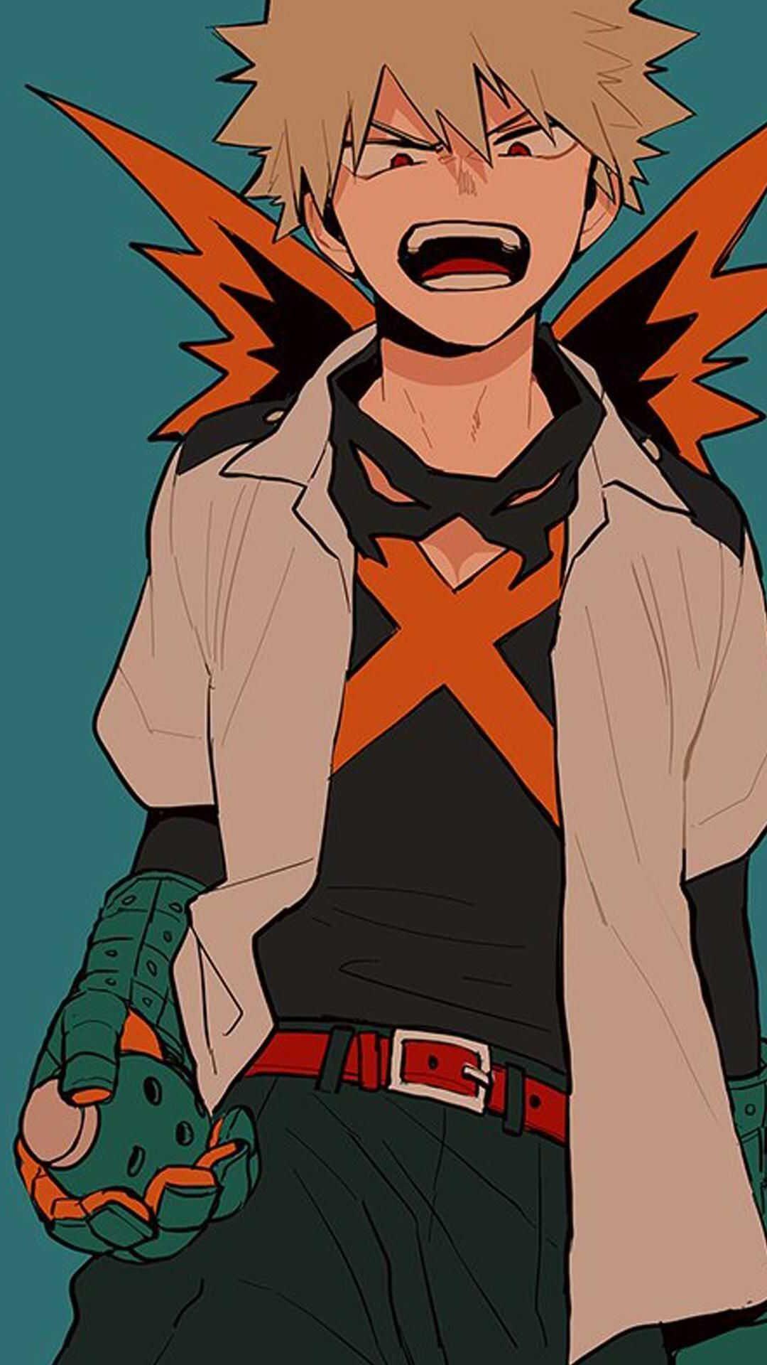 1080x1920 Bakugou Phone Wallpaper