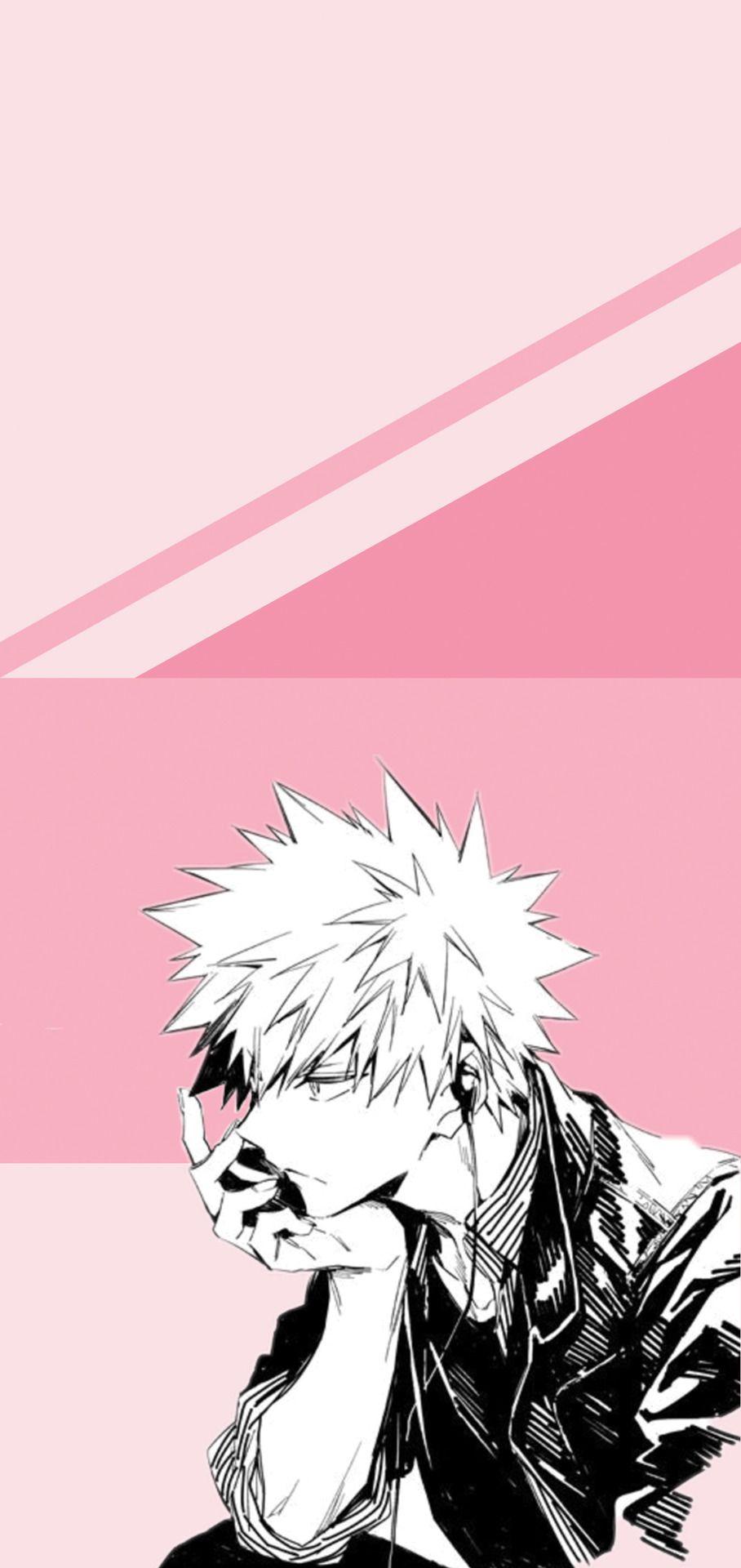 908x1920 iPhone Bakugo Wallpaper
