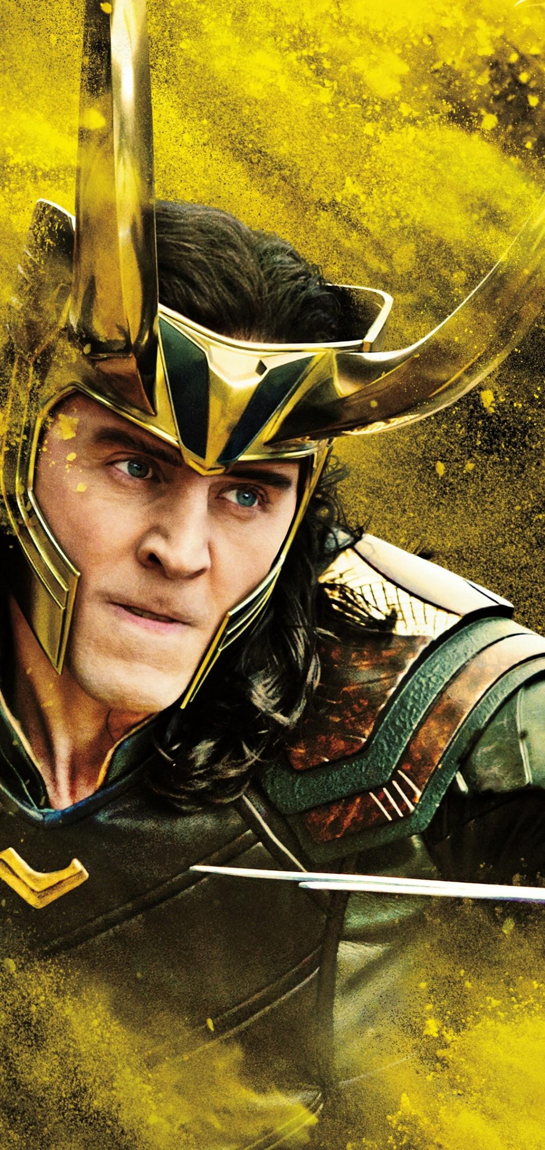 1080x2280 Download 1080x2280 Thor: Ragnarok, Loki Wallpaper for Samsung Galaxy S10e, Xiaomi Mi A2 Lite, OnePlus 6