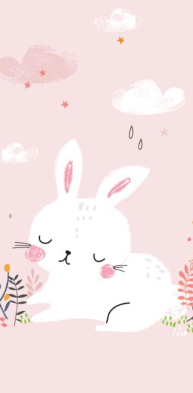 Cute Pink Bunny Wallpapers - Top Free Cute Pink Bunny Backgrounds ...