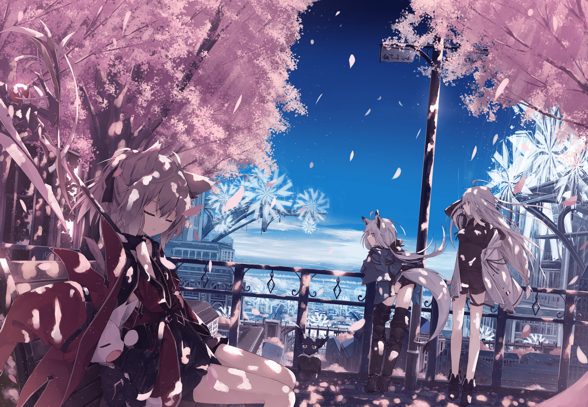 Anime Sakura Blossom Wallpapers Top Free Anime Sakura Blossom