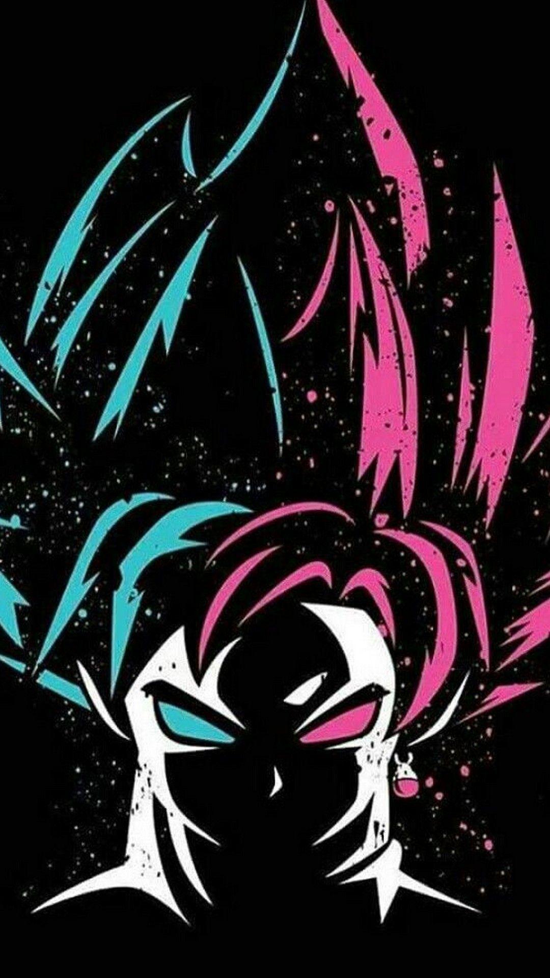 Rose Goku Black Wallpaper