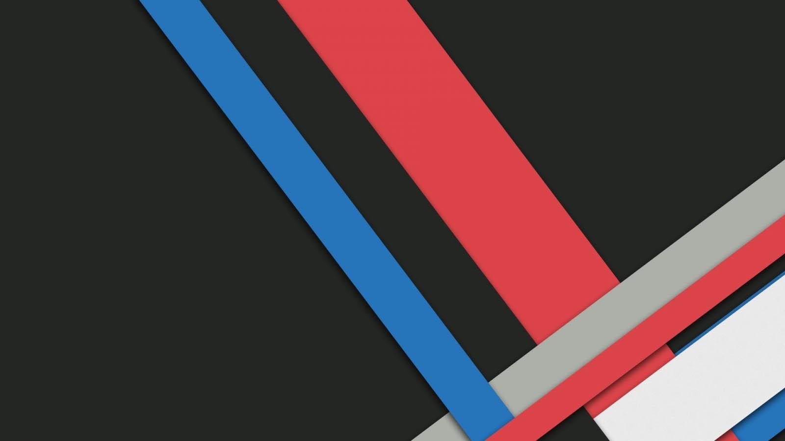 1600x900 Wallpaper / abstract, geometry, black background, diagonal lines
