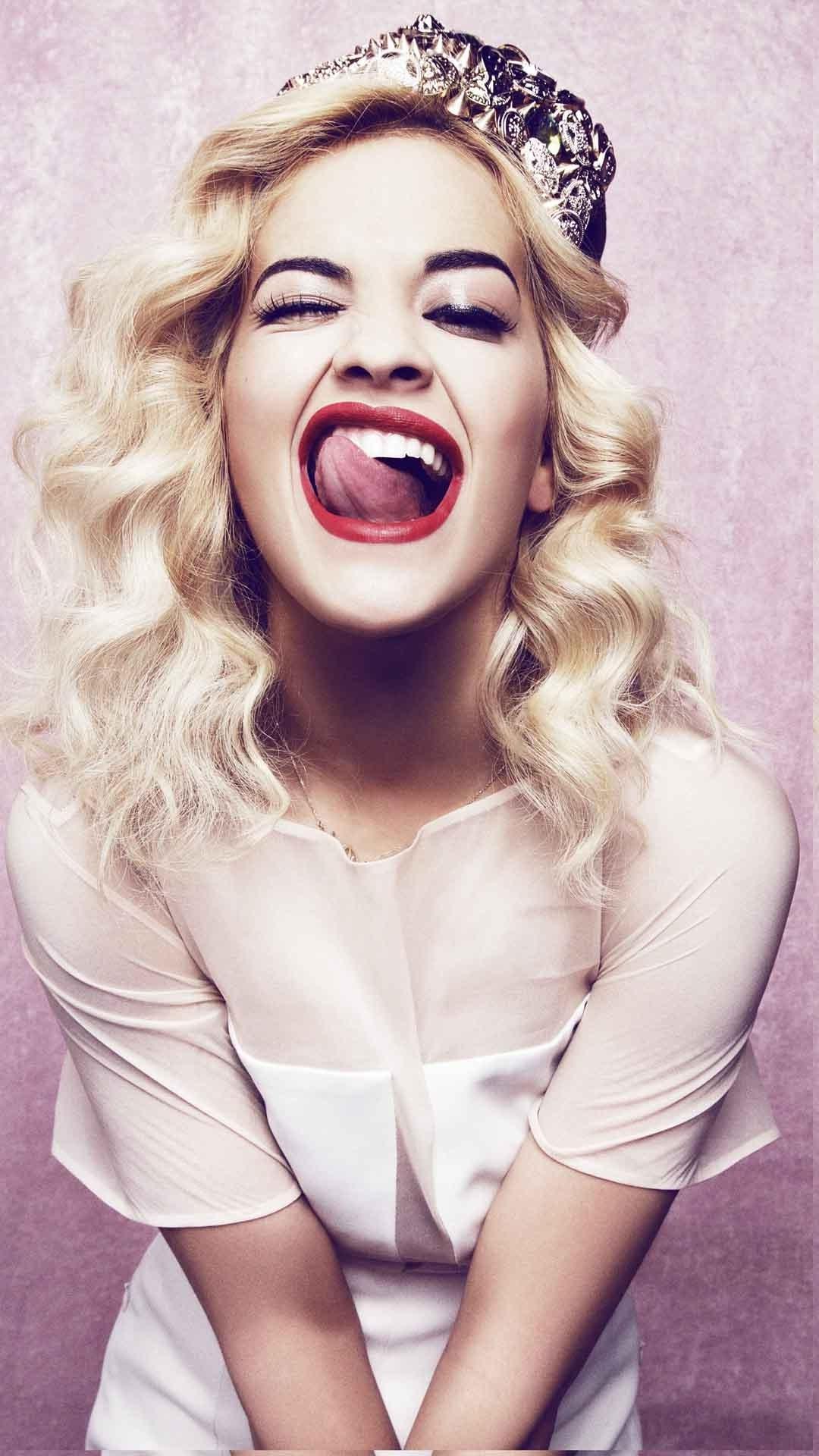 1080x1920 Rita Ora, Tongues Wallpaper HD / Desktop and Mobile Background