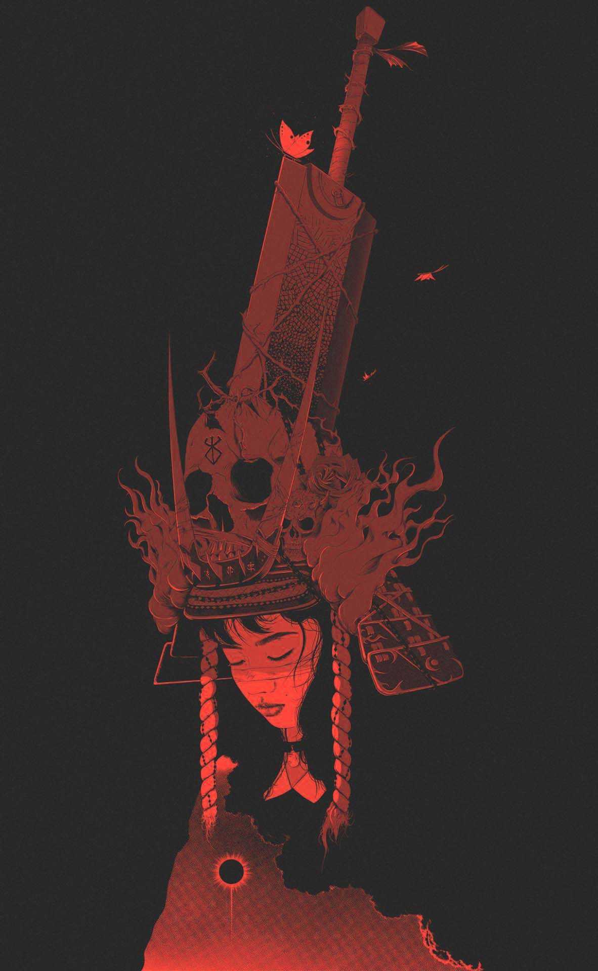 1182x1920 Berserk Wallpaper