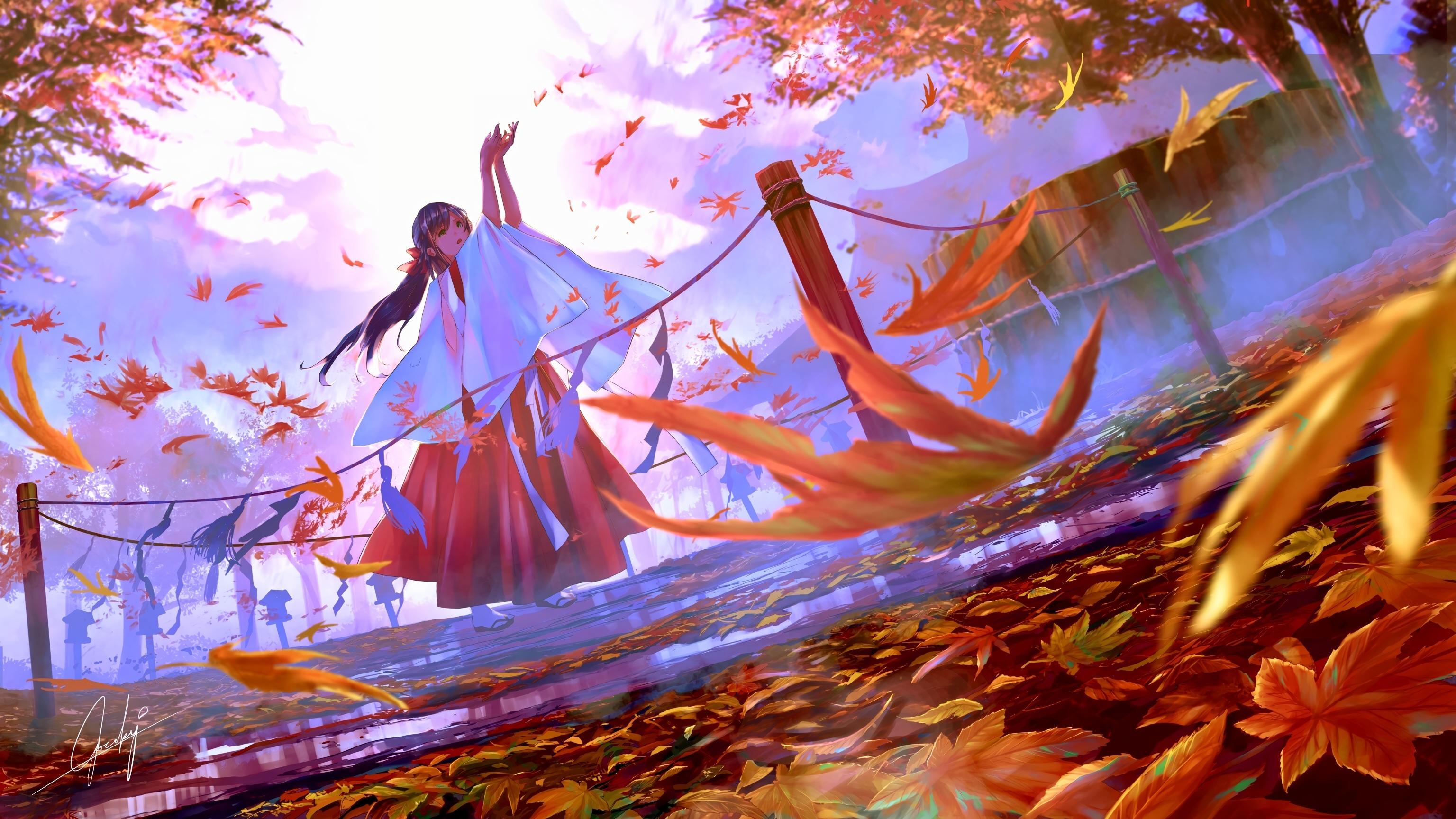 Anime Autumn Wallpapers - Top Free Anime Autumn Backgrounds ...