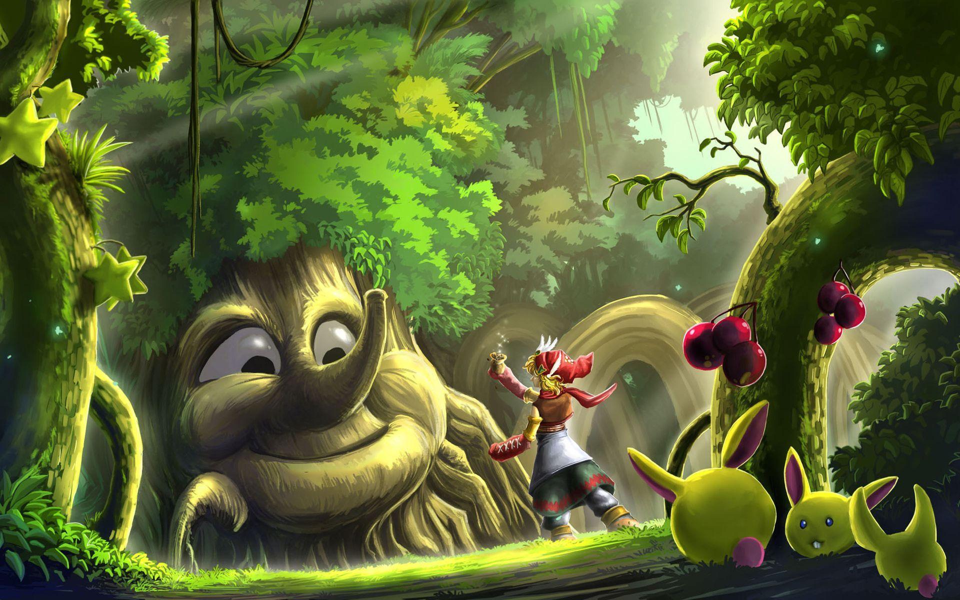 1920x1200 Cartoon Forest Wallpaper, HD Cartoon Forest Background on WallpaperBat