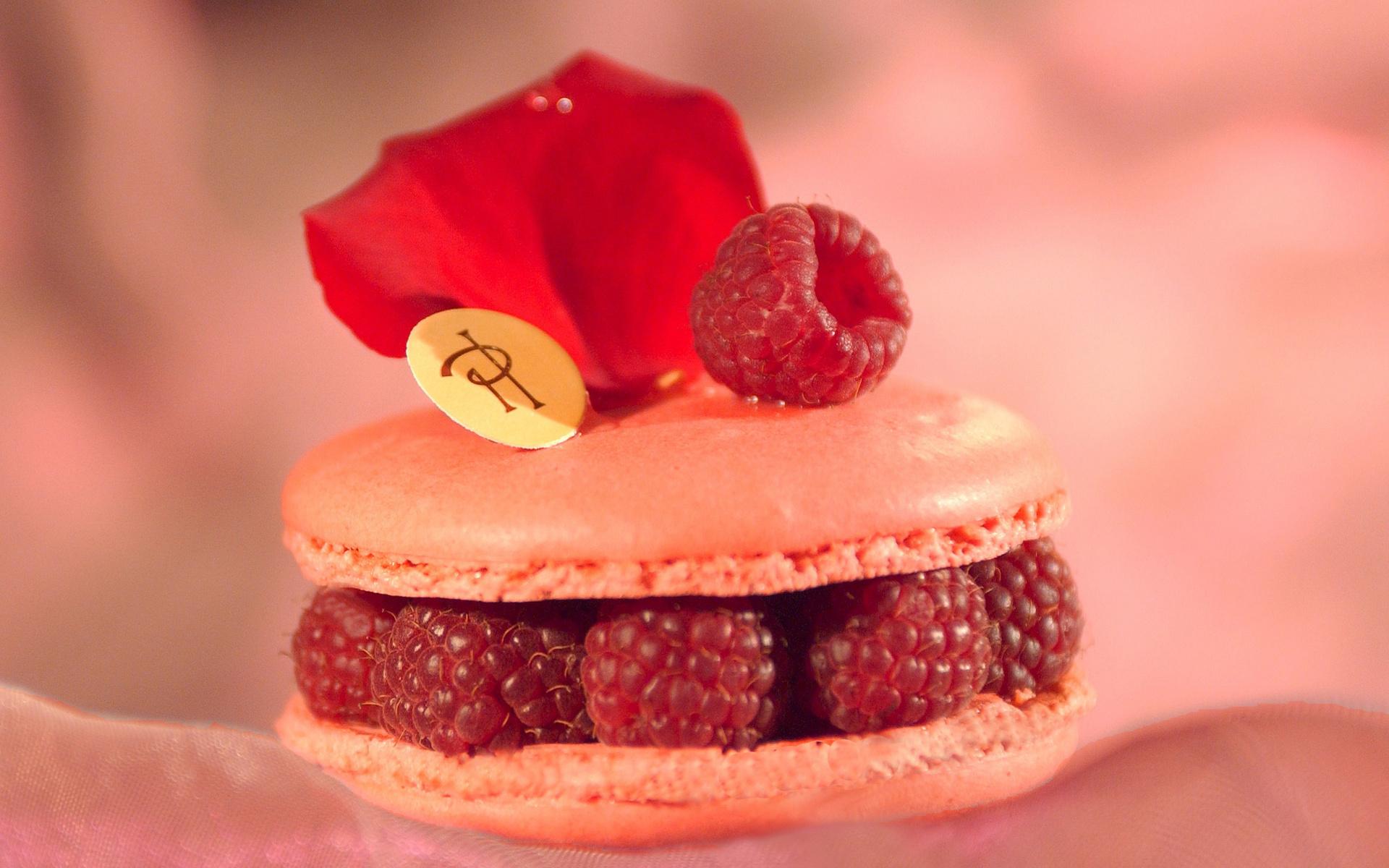 1920x1200 food, Background, Petal, Wallpaper, Berry, Filling, Raspberry, Rose, Cookies, Cakes, Sweet, Desert, Pastry Wallpaper HD / Desktop and Mobile Background