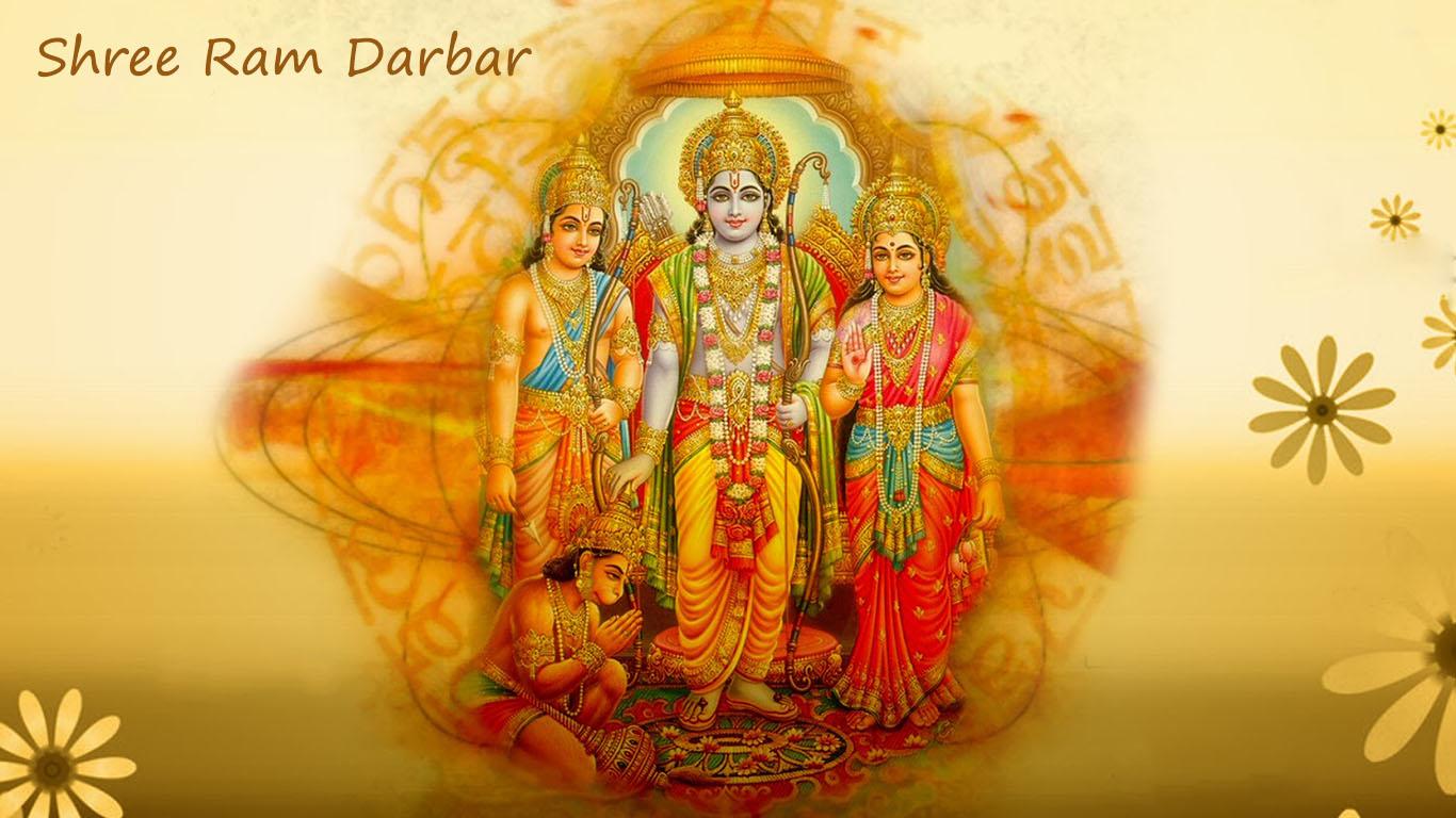 1366x768 Lord Rama. God HD Wallpaper