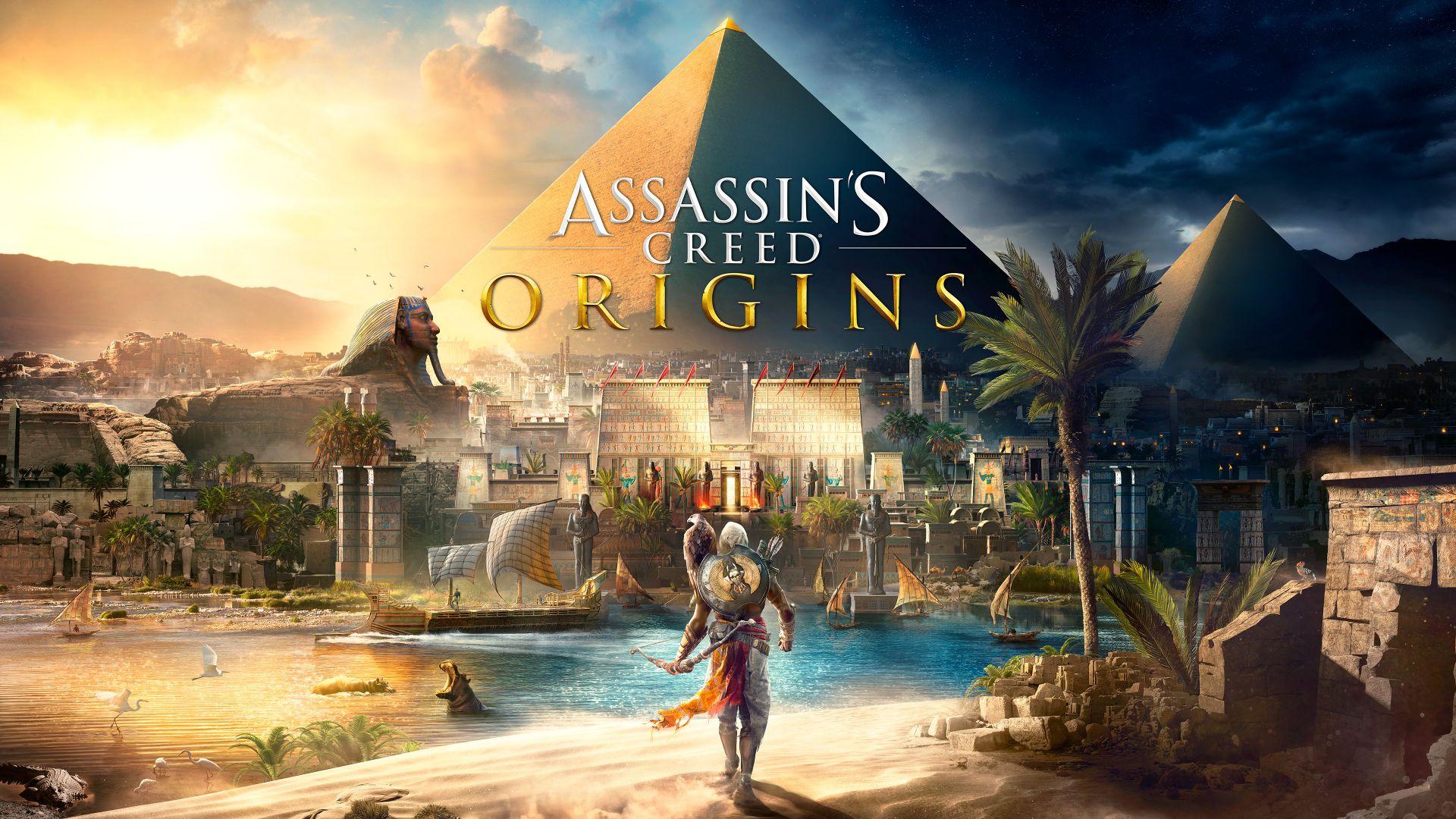 1920x1080 Desktop Wallpaper Assassin's Creed Origins, Video Game, Pyramids, 4k, HD Image, Picture, Background, Yybwoy