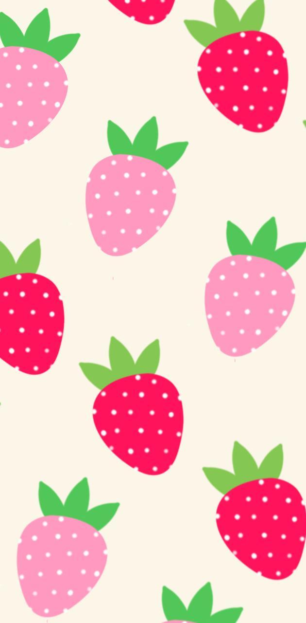 630x1280 Strawberry wallpaper