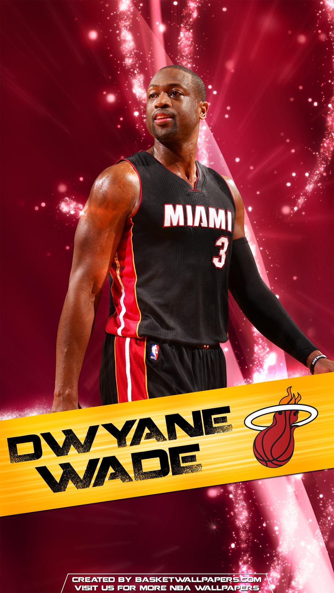 1080x1920 Dwyane Wade Miami Heat 2016 Mobile Wallpaper Basketball Wallpaper Dwyane Wade HD Wallpaper