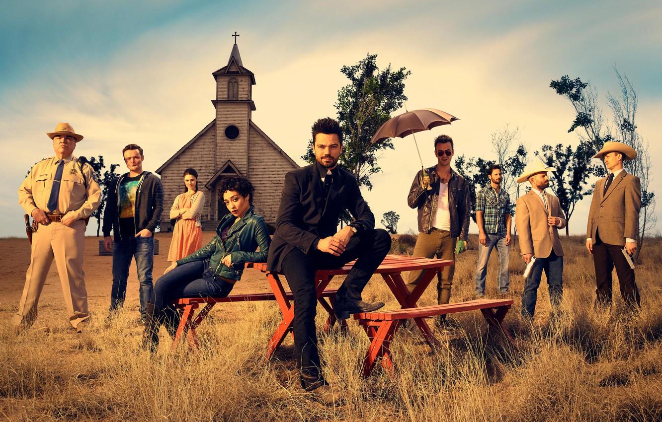1332x850 Wallpaper the series, Dominic Cooper, Cassidy, Ruth Negga, Joseph Gilgun, Preacher, The preacher, Lucy Mildred Ursula Cassandra Griffiths, Tulip O'Hare, Lucy Griffiths, Jesse Custer image for desktop, section фильмы