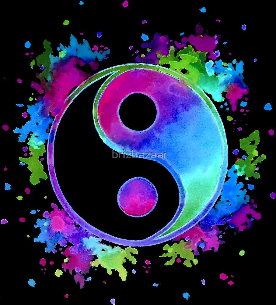 907x1000 Splatter Yin Yang by brizbazaar. Redbubble. Yin yang art, Ying yang art, Yin yang