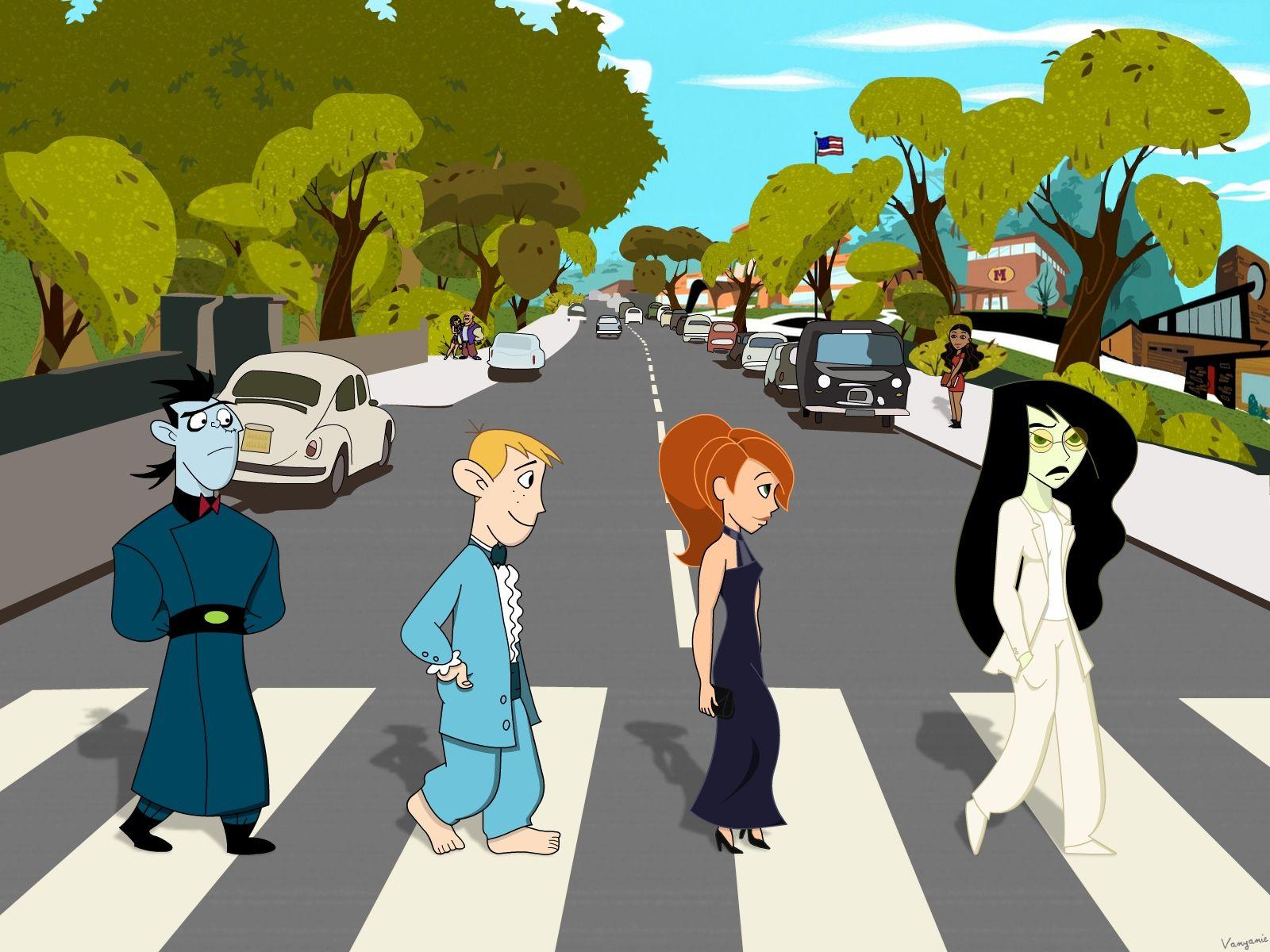 1600x1200 The Beatles image kim possible goes abbey road HD wallpaper