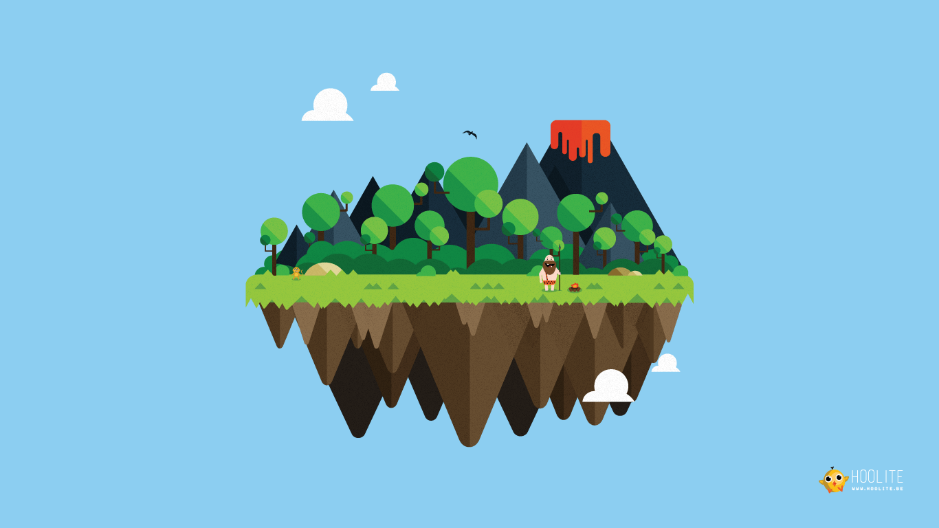 1366x768 Flat Wallpaper