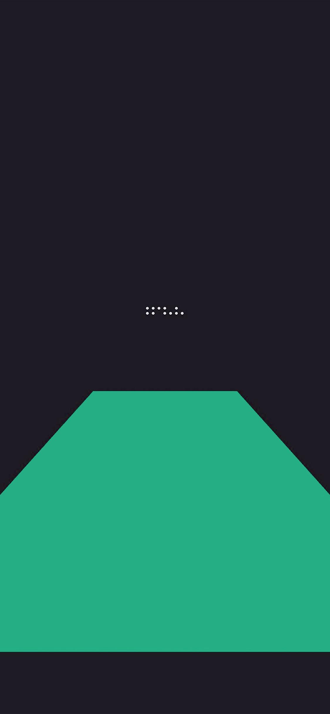 1125x2436 iPhone X wallpaper. simple tycho blue green dark abstract minimal art illustration