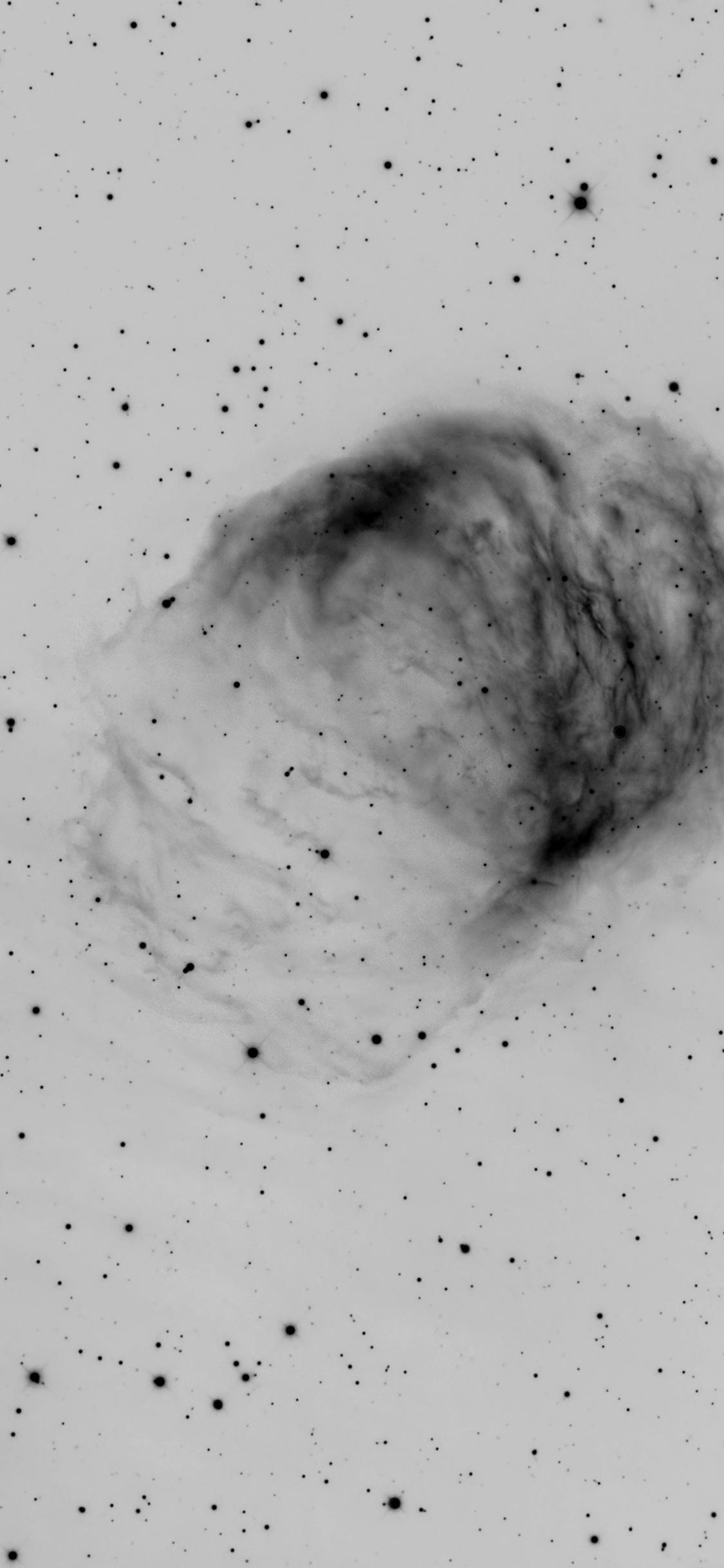 1125x2436 iPhone X wallpaper. space medusa crawford galaxy star white bw