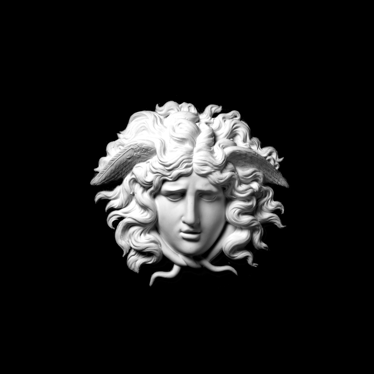 1280x1280 medusa background