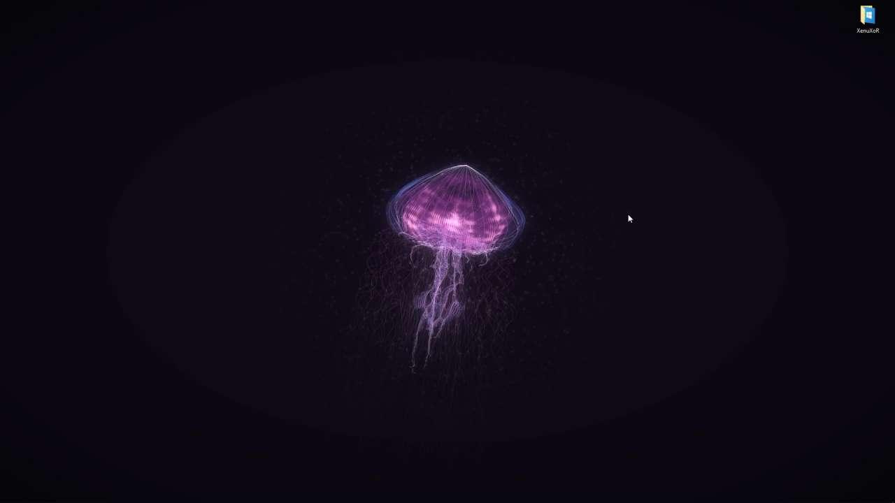 1280x720 Medusa live wallpaper on desktop