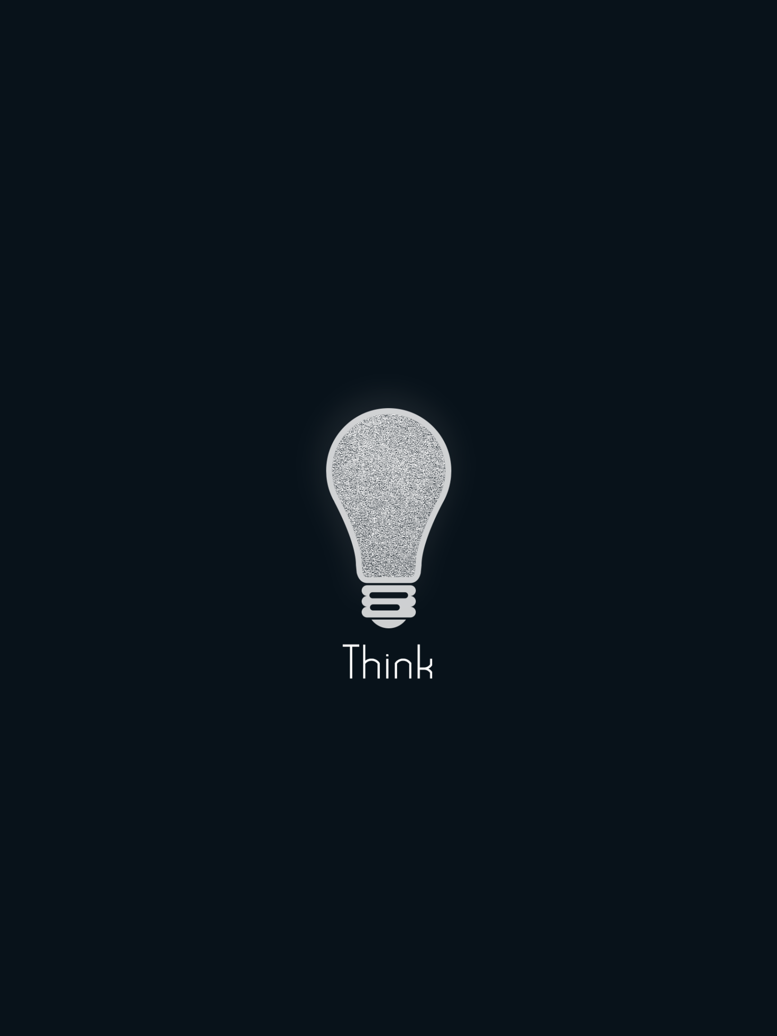 1536x2048 Bulb, Think, Minimalistic