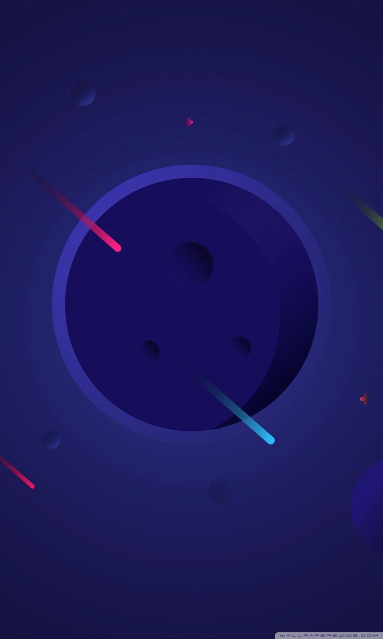 768x1280 Meteor Shower Flat Design Ultra HD Desktop Background Wallpaper for 4K UHD TV : Widescreen & UltraWide Desktop & Laptop : Multi Display, Dual Monitor : Tablet