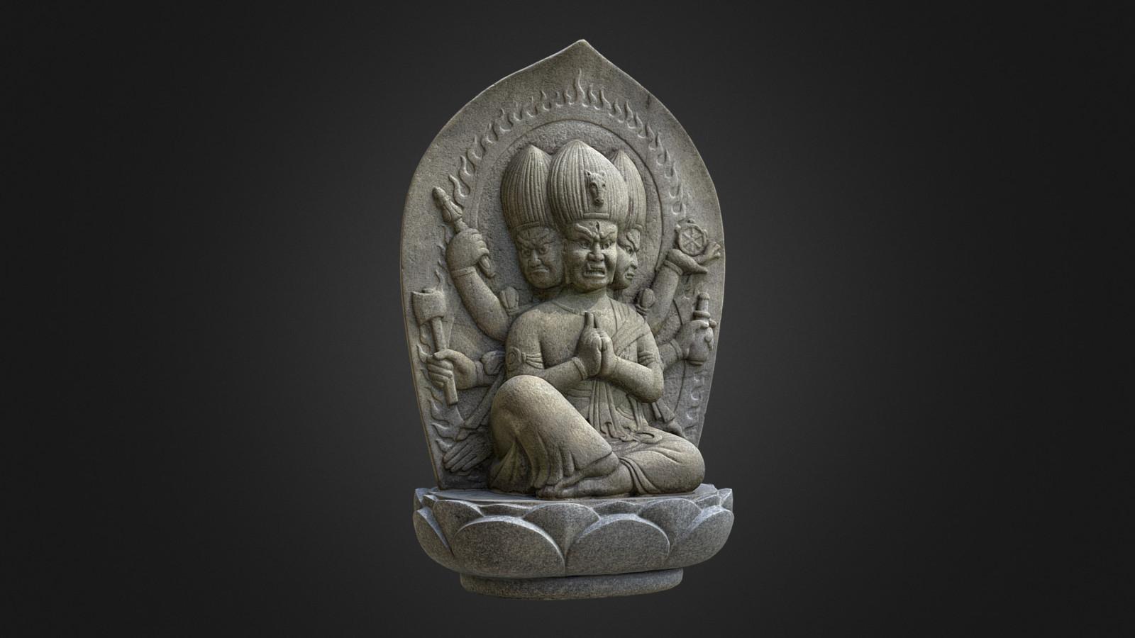 1600x900 Batō Kannon (Hayagriva) 3Dscan, Vlad Kuzmin